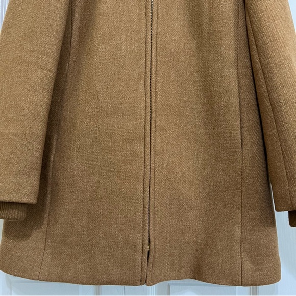 J. Crew Italian Stadium Cloth by Nello Gori Lodge Wool Coat Brown Size 6 K0896 - Picture 5 of 16
